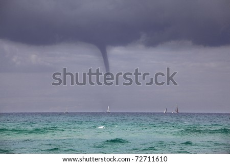 Tornado In Sea