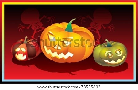 Pumpkins for a holiday Halloween
