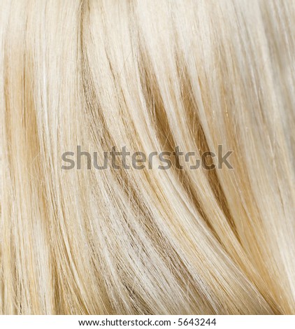 Blonde Hair (macro and shallow doff)