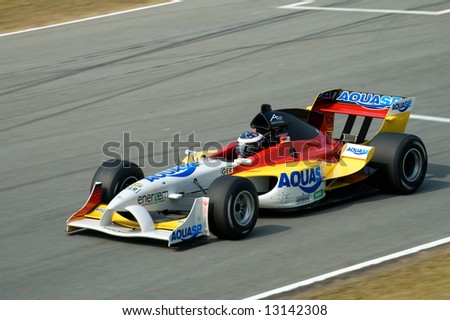 stock photo A1GP World Cup of Motorsport Car Racing at Zhuhai China