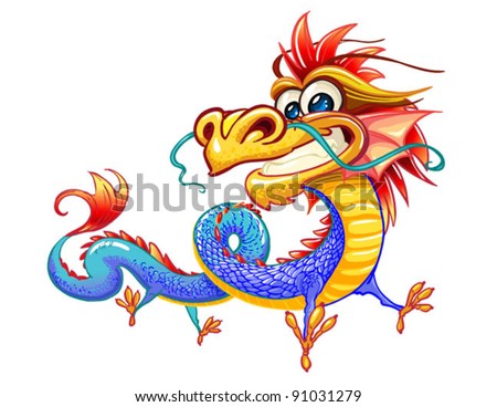 happy dragon