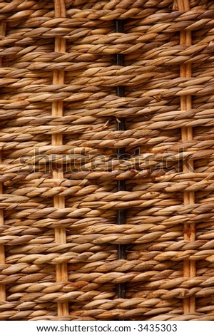 Texture of the bottom of a woven basket