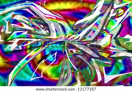 Graffiti Backgrounds on Abstract Colorful Graffiti Background Stock Photo 12177187