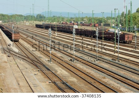 Complex railway track system