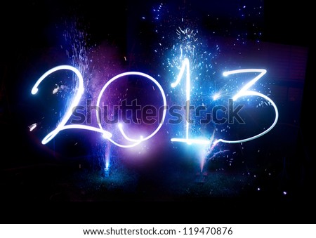 2013 Fireworks New Year Display!