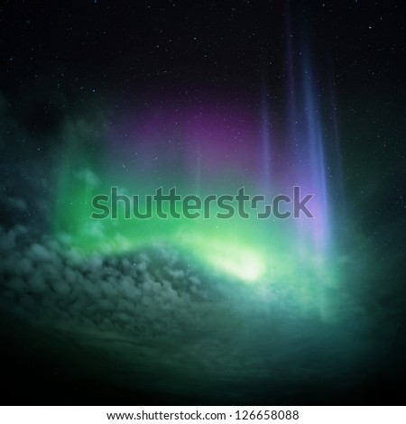Northern Lights (Aurora) Northern Norway, winter 2012.