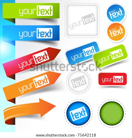 Web page Sticker Designs Web page Sticker Designs