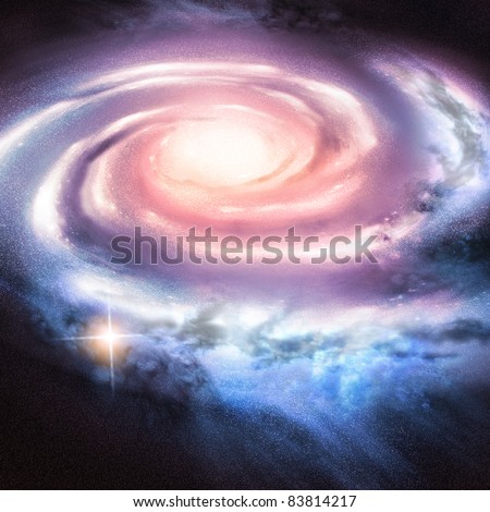 Light Years Away - Distant spiral galaxy.