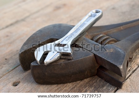 small adjustable wrench