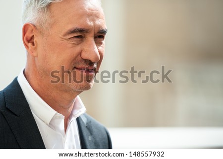 MOSCOW - JULY 03: Film Director Roland Emmerich presents new film \