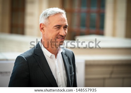 MOSCOW - JULY 03: Film Director Roland Emmerich presents new film \