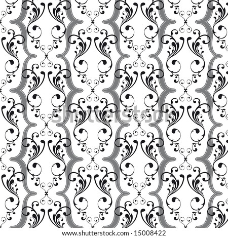 black and white wallpaper pattern. a lack and white vintage