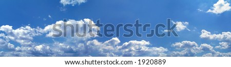 blue sky panoramic photo
