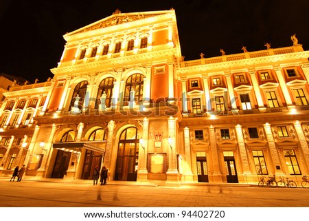 The Opera house in Vienna, Austria, Europe.