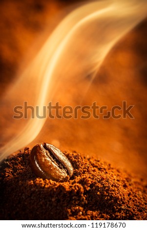 Roasted coffee smell good