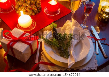 Seat at the Christmas Eve table
