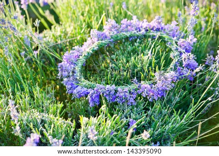 wreath of lavender