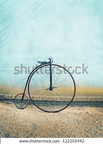Penny farthing ,high wheel,vintage bicycle,retro
