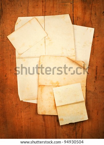 old white folders papers as background vertical