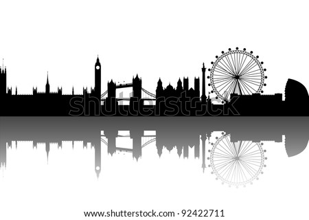 Graphic Design London on Vector London Skyline