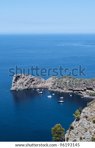 The view of the ocean, Majorca, Spain