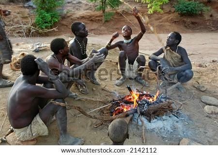 The Hadzabe tribesmen in Tanzania are amongs the last hunter-gatherers