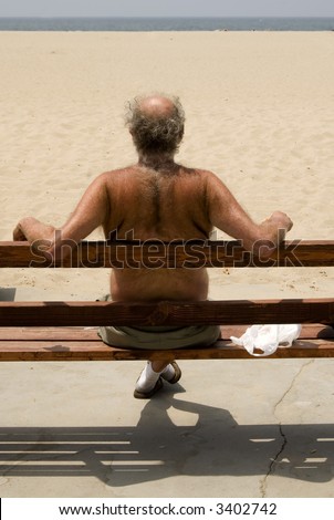 The old man and the beach