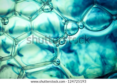 The surface of the bubble