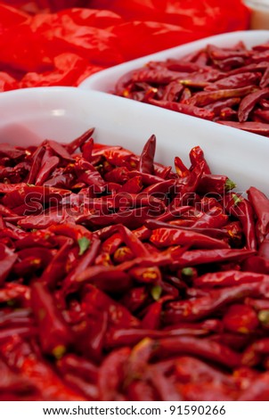 red dry spicy pepper
