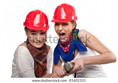 girls in construction