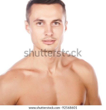 stock photo : portrait of naked attractive positive young caucasian man, ... stock photo portrait of naked attractive positive young caucasian man face and torso of young beauty man nice 92568601 stock photo : portrait of naked attractive positive young caucasian man, ...