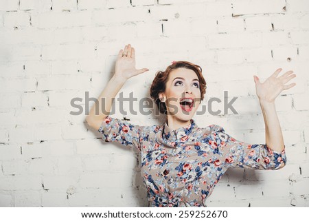 excited girl