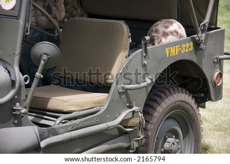 Vintage army vehicle