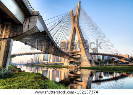 Sao Paulo - Brazil - Octavio Frias Bridge - South America
