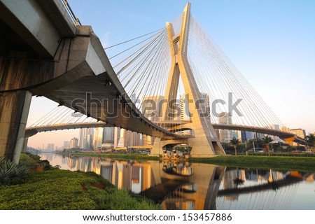 Octavio Frias Oliveira Bridge - Sao Paulo - Brazil