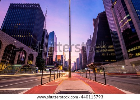 Paulista Avenue - Sao Paulo - Brazil