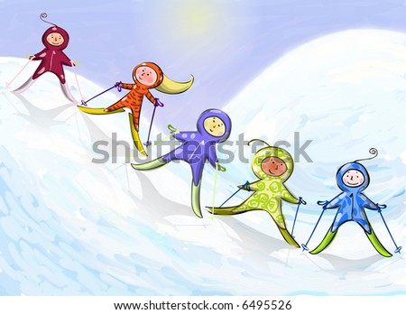 Children Skiing Pictures