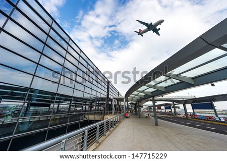 The Scene Of Airport Building In Shanghai China