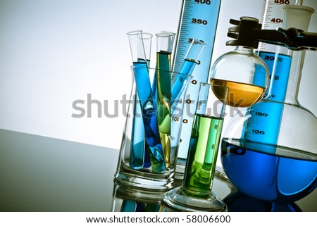 equipment of a research laboratory