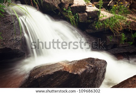 Mountain spring water