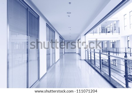 Office area clean walkways