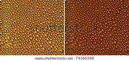 pattern gold beer drops