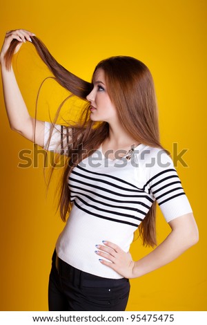 woman with hair. problem?