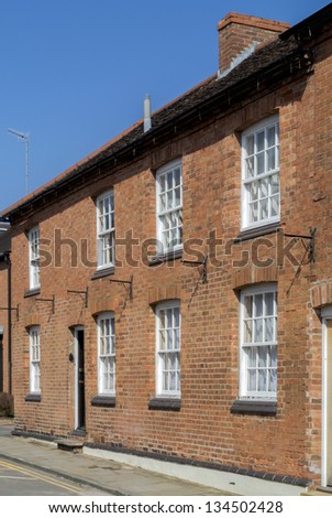 housing homes property -  brick built houses in an english town