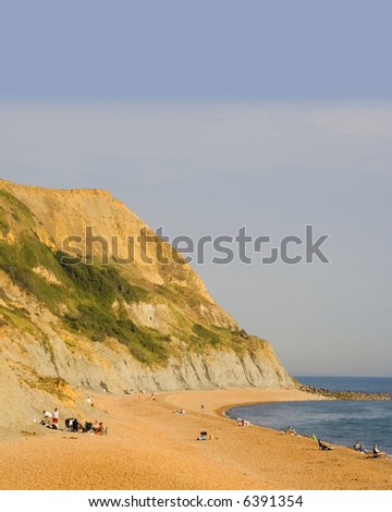 Beach seatown jurassic coast dorset england uk