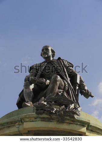 Statue of William Shakespeare Stratford upon Avon