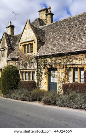 A stone cottage in stanton village, the cotswolds, midlands gloucestershireengland uk
