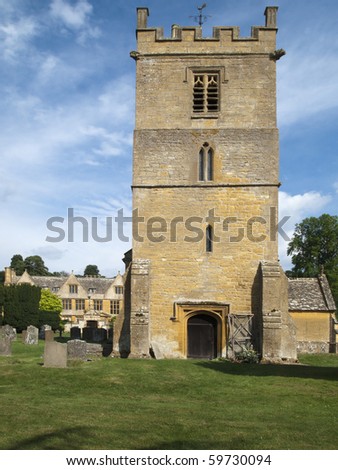 stanway church and stately home in the cotswolds