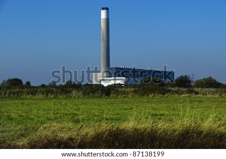 fawley oil fired oil burning power station solent southampton water hampshire england uk