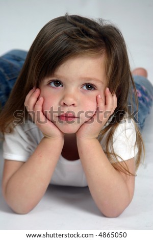 brown hair scene kids. Girl With Brown Hair Stock